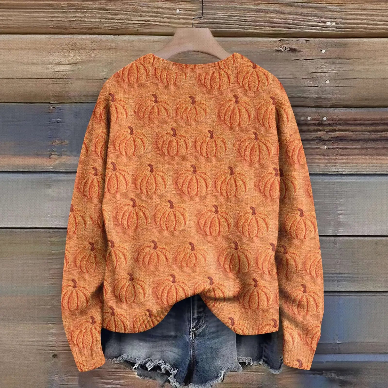 Halloween Print Sweater